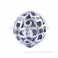 Bead manufacturer flower shape antique silver wholesale jumbo mardi gras beads